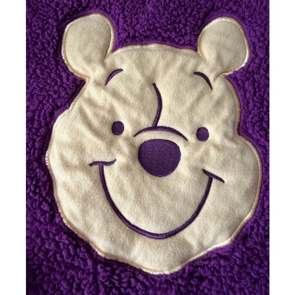 Disney Winnie the Pooh Purple Sherpa Pullover Size xl
